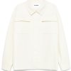 Maison-Kitsune Shirts Men Jil Sander Felted Shirt Neutrals