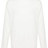 Maison-Kitsune Jil Sander long-sleeve Cotton T-shirt White Men T-Shirts
