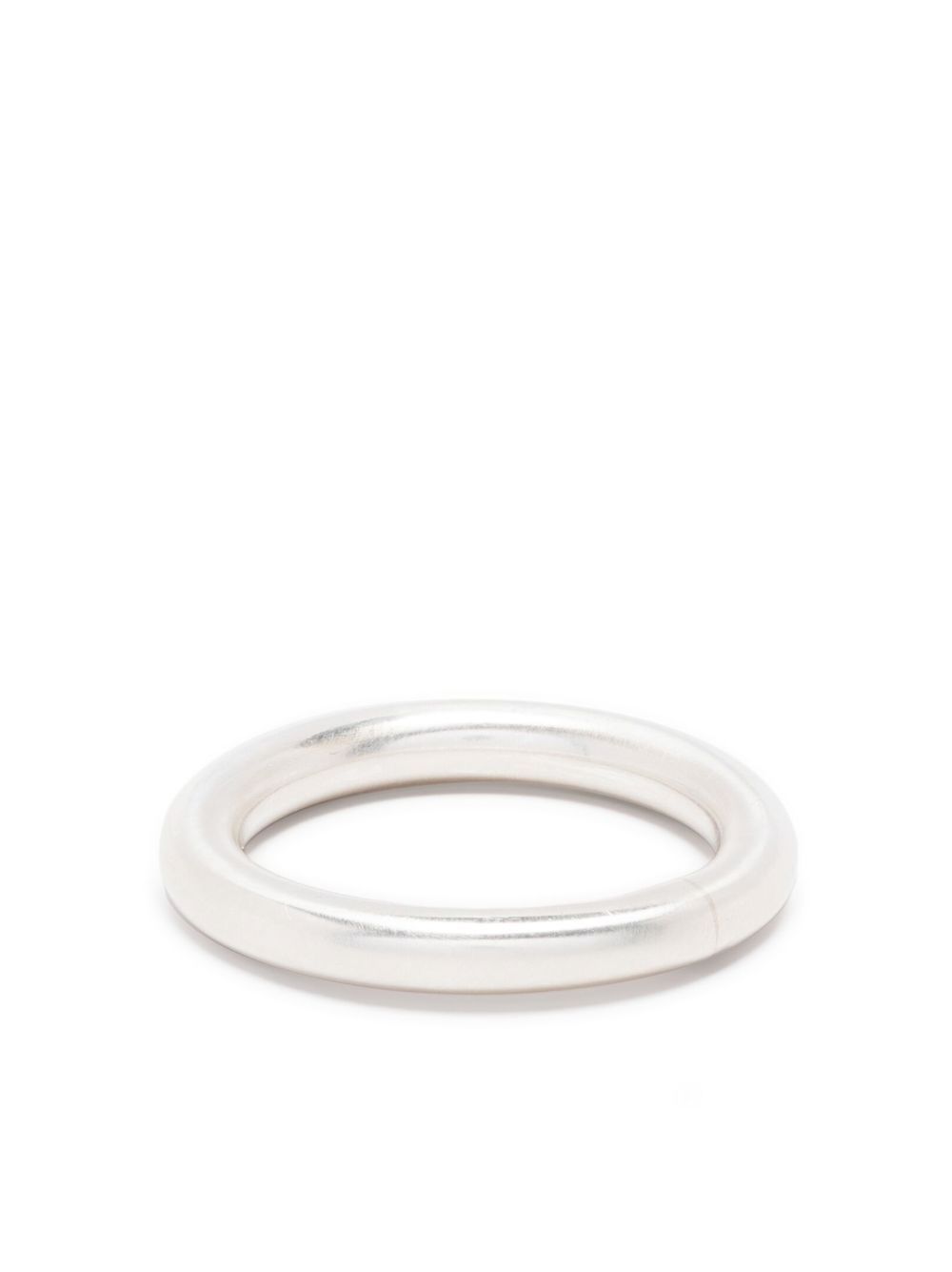 Maison-Kitsune Jil Sander Sterling Silver Halo Band Ring Silver Men Rings