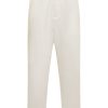 Men Loose Fit Pants Maison-Kitsune Jil Sander 13 Trousers White