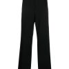 Jil Sander Wool straight-leg Trousers Black Men Regular-Fit & Straight Leg Pants Maison-Kitsune