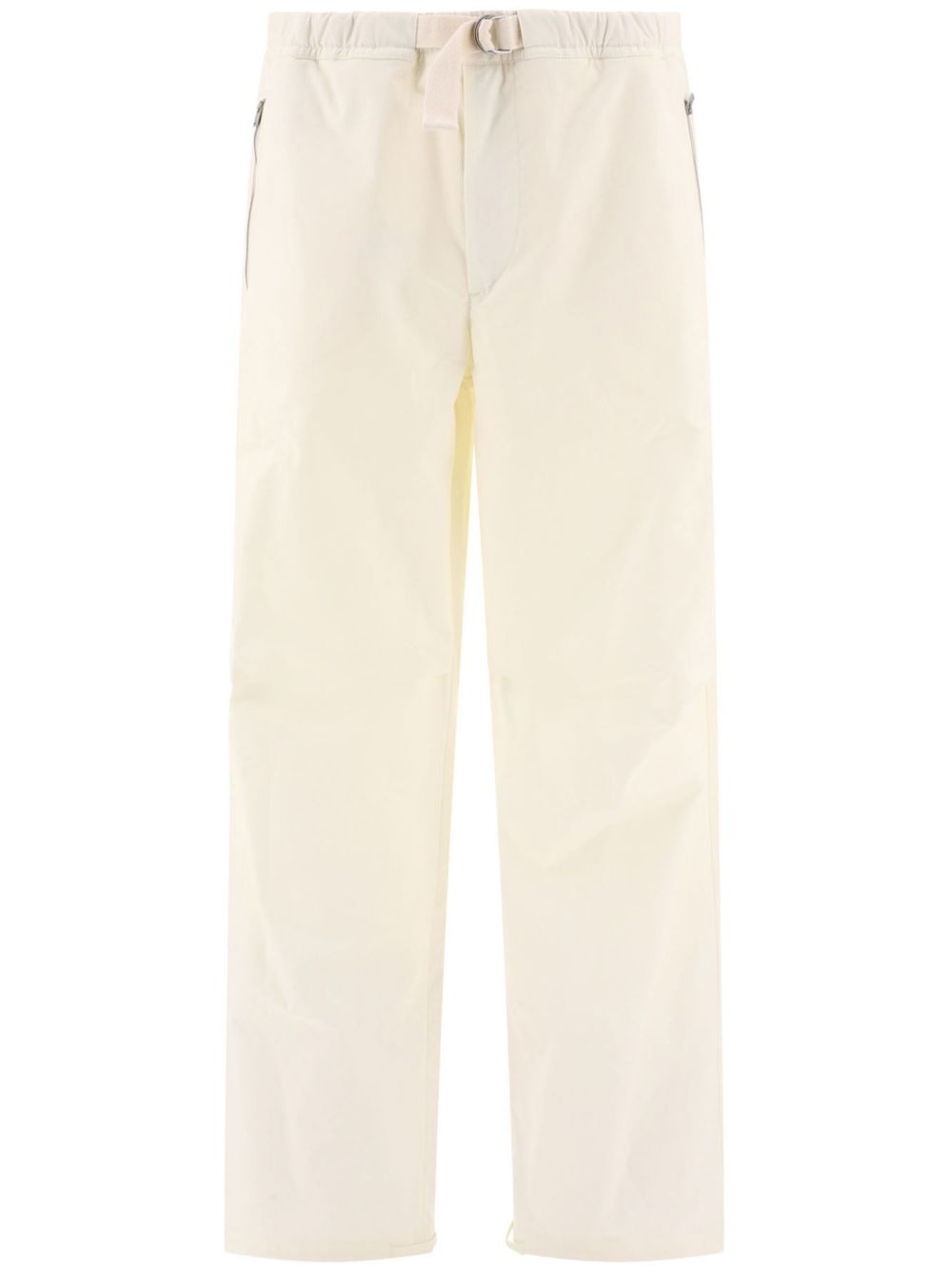 Maison-Kitsune Jil Sander Belted straight-leg Trousers White Men Regular-Fit & Straight Leg Pants