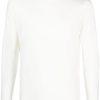 Men T-Shirts Maison-Kitsune Jil Sander logo-embroidered T-shirt Neutrals