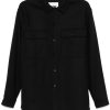Jil Sander + virgin-wool Shirt Black Men Shirts Maison-Kitsune