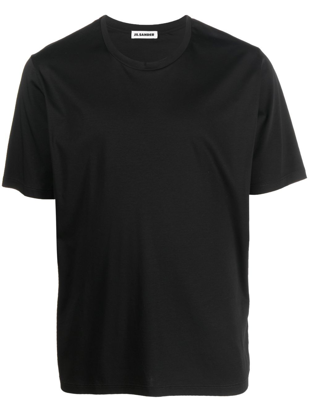 Maison-Kitsune Jil Sander short-sleeve Cotton T-shirt Black Men T-Shirts