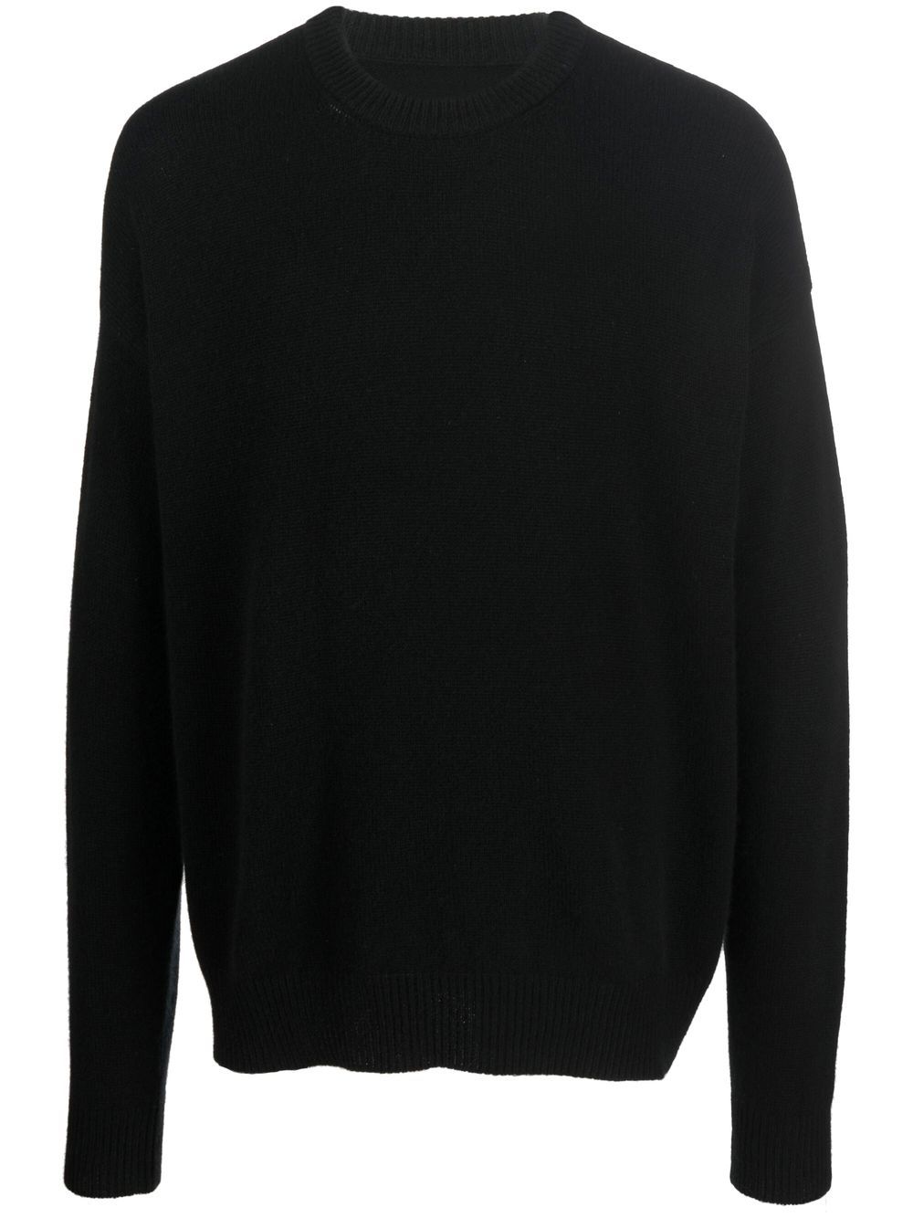 Jil Sander crew-neck Cashmere Jumper Black Maison-Kitsune Men Knitted Sweaters
