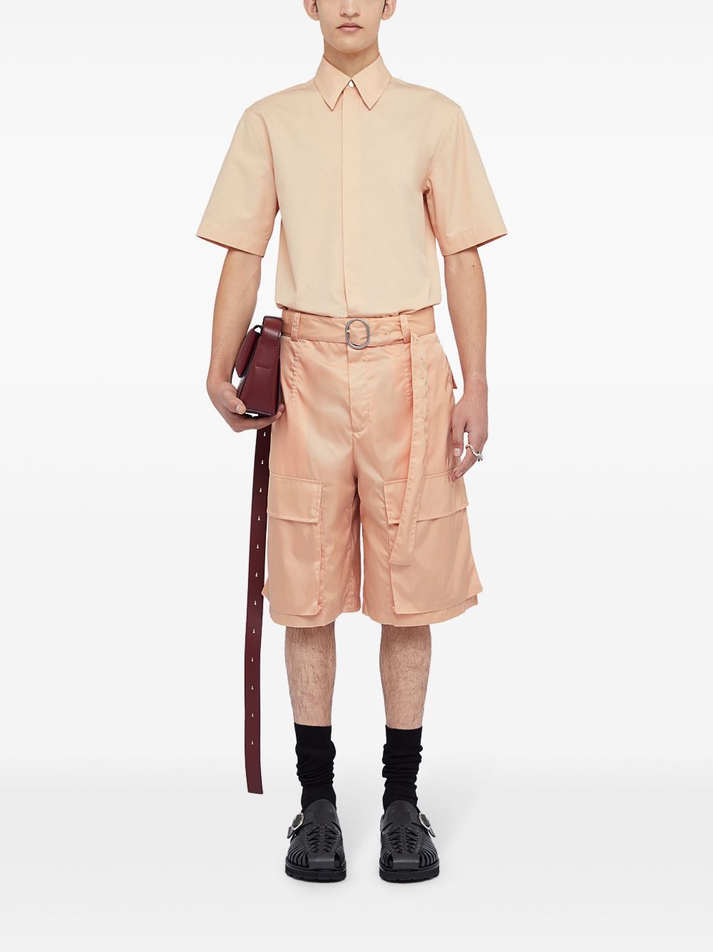 Maison-Kitsune Jil Sander short-sleeve Shirt Neutrals Men Shirts
