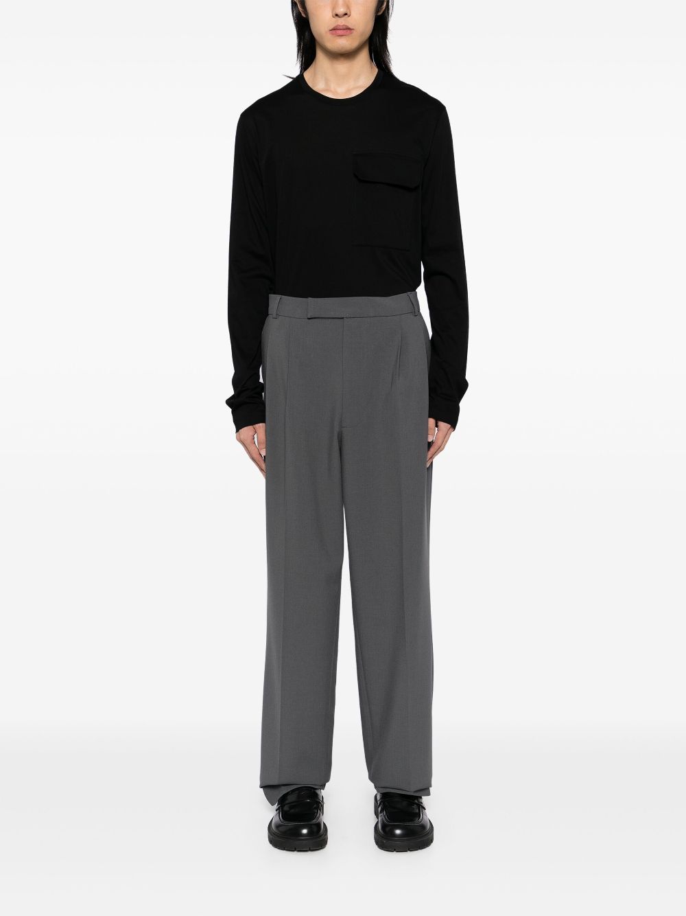 Jil Sander Cotton T-shirt Black Maison-Kitsune Men T-Shirts