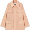 Maison-Kitsune Lightweight Jackets Men Jil Sander Concealed Fastening Jacket Pink