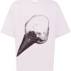 Jil Sander Graphic Print t-shirt Purple Maison-Kitsune Men T-Shirts