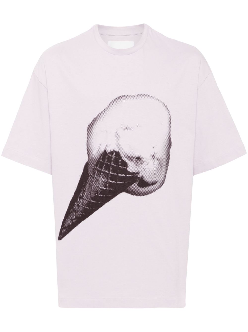 Jil Sander Graphic Print t-shirt Purple Maison-Kitsune Men T-Shirts