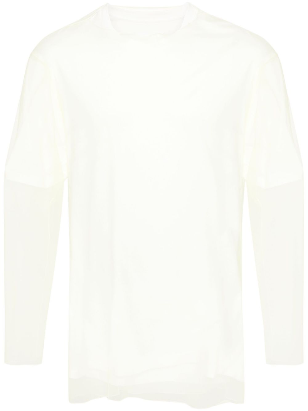 Jil Sander Layered long-sleeve T-shirt White Men T-Shirts Maison-Kitsune