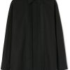 Maison-Kitsune Jil Sander Wednesday P.M. Cotton Shirt Black Men Shirts