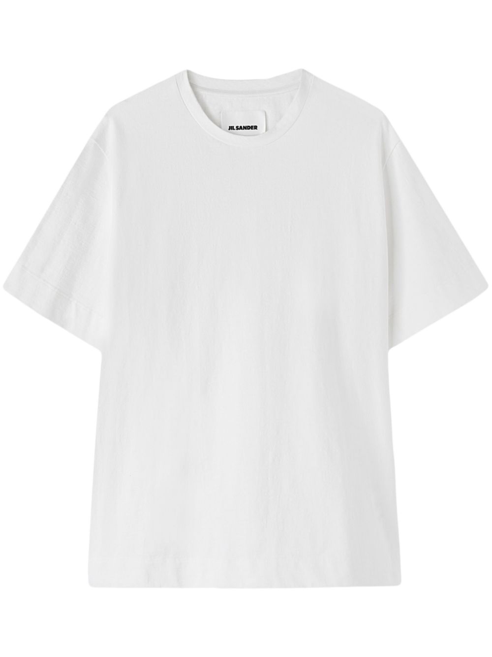 Men T-Shirts Maison-Kitsune Jil Sander crew-neck stretch-cotton T-shirt White