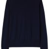 Men Knitted Sweaters Maison-Kitsune Jil Sander crew-neck Cashmere Jumper Blue