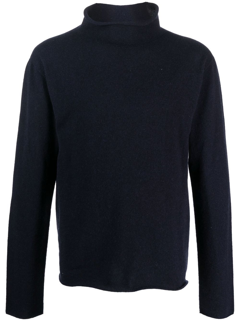 Men Knitted Sweaters Maison-Kitsune Jil Sander cashmere-knit roll-neck Jumper Blue