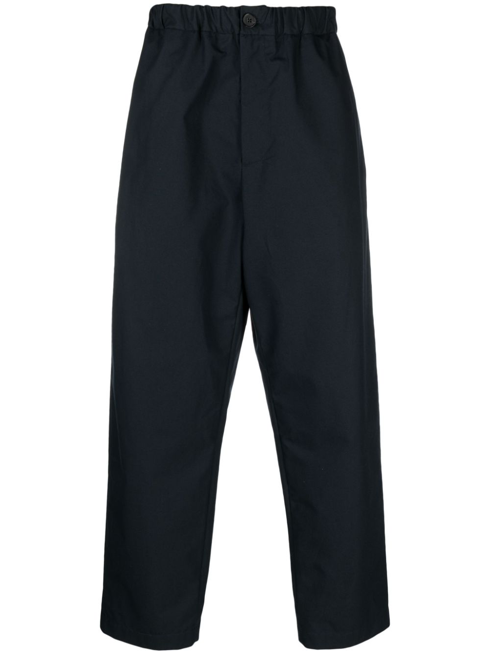 Men Regular-Fit & Straight Leg Pants Maison-Kitsune Jil Sander Elasticated straight-leg Trousers Blue