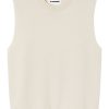 Jil Sander crew-neck Sleeveless Jumper Neutrals Maison-Kitsune Men Knitted Sweaters