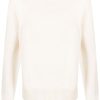 Jil Sander crew-neck Knitted Jumper Neutrals Maison-Kitsune Men Knitted Sweaters