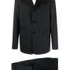 Jil Sander single-breasted Button Suit Black Maison-Kitsune Men Single Breasted Suits