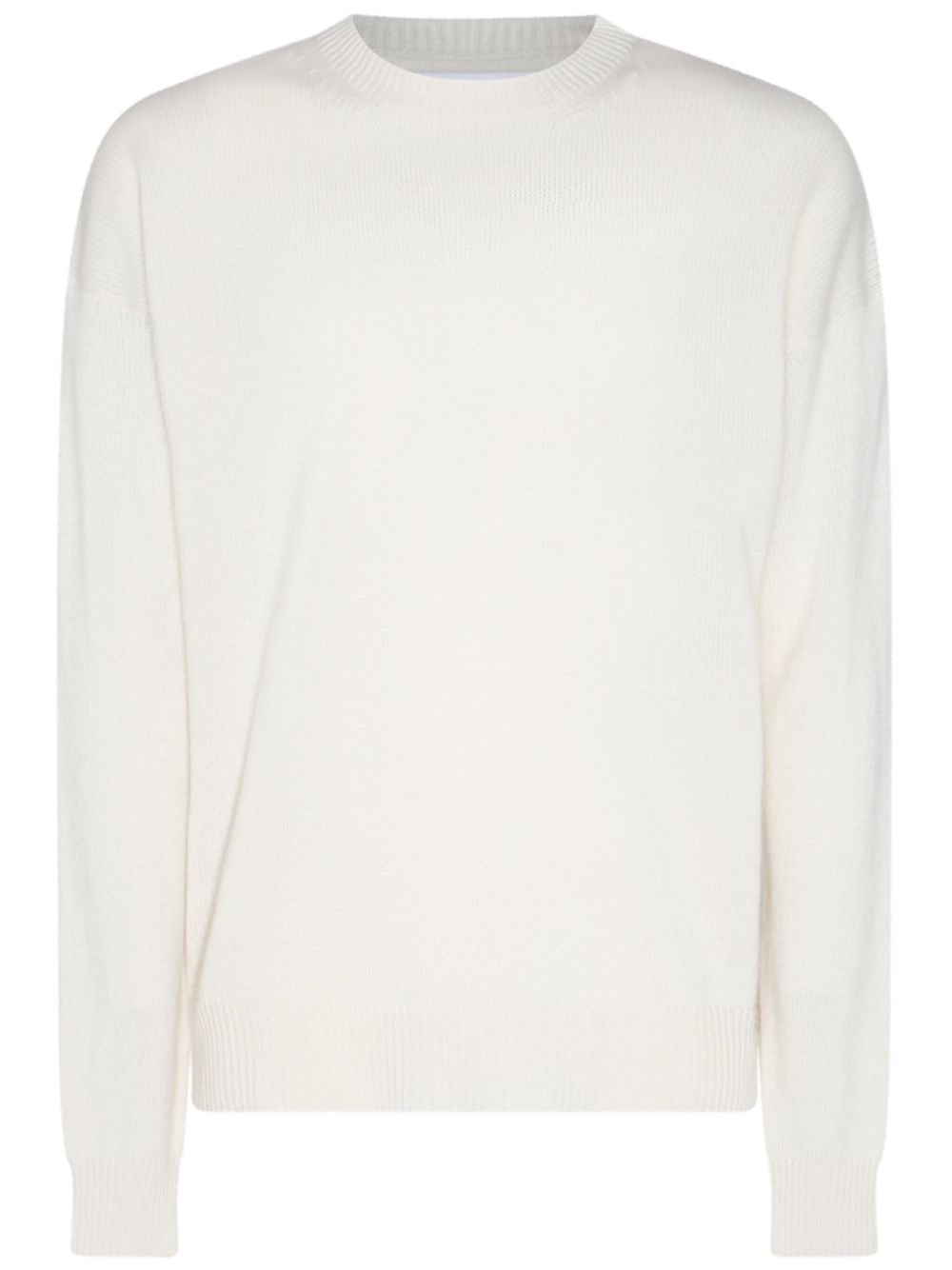 Maison-Kitsune Jil Sander Knitted Jumper Neutrals Men Knitted Sweaters