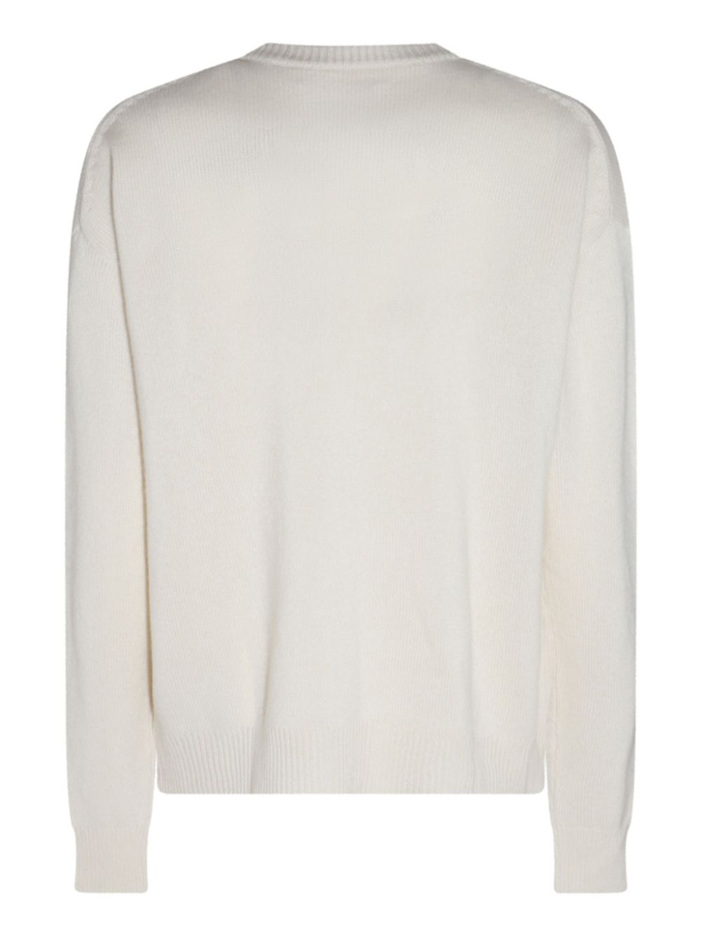 Maison-Kitsune Jil Sander Knitted Jumper Neutrals Men Knitted Sweaters