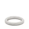 Jil Sander logo-engraved Ring Silver Maison-Kitsune Men Rings