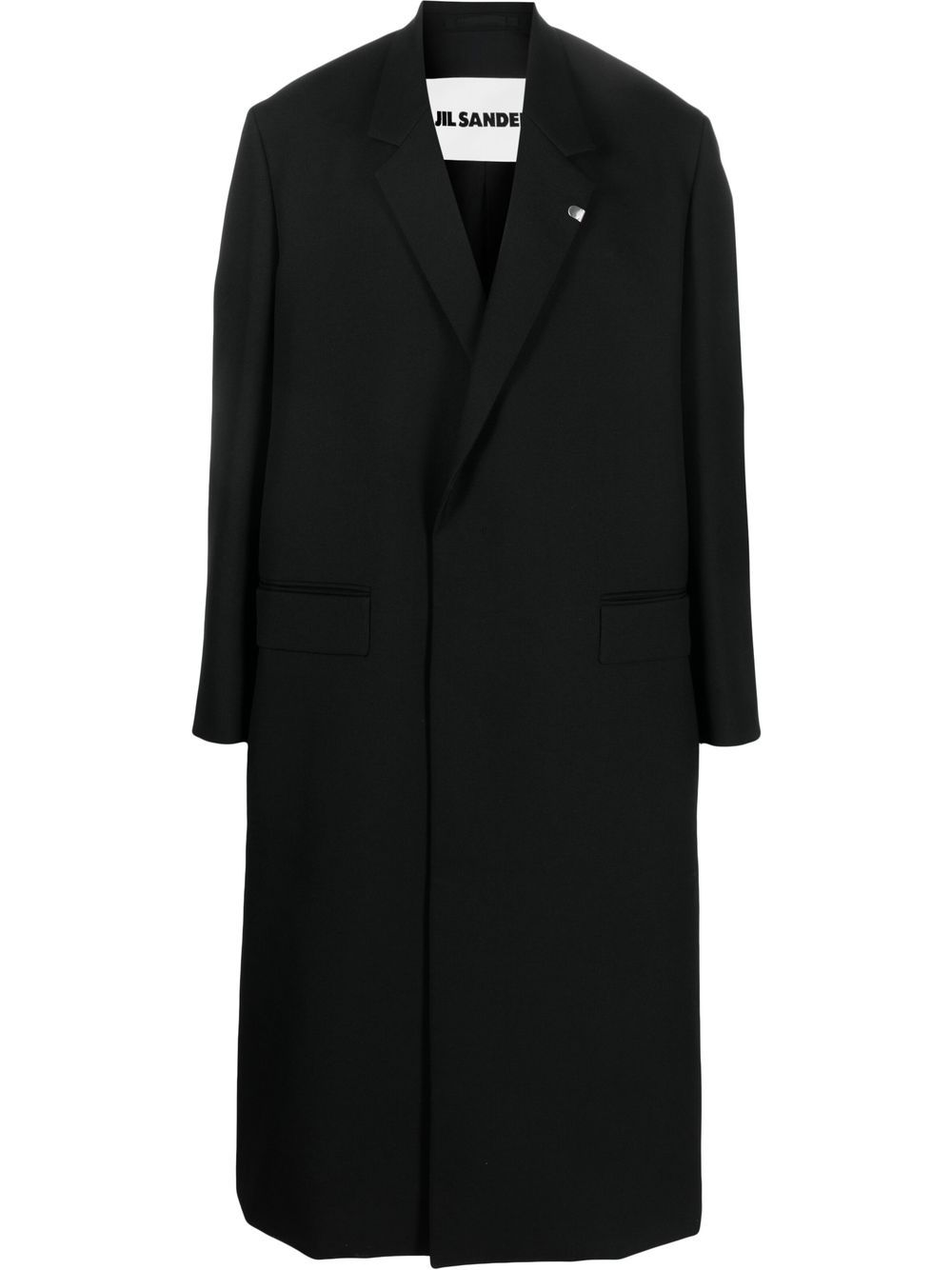 Maison-Kitsune Jil Sander double-breasted Wool Coat Black Men Double Breasted Coats