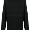 Jil Sander Layered Knit Sweatshirt Black Maison-Kitsune Men Sweatshirts