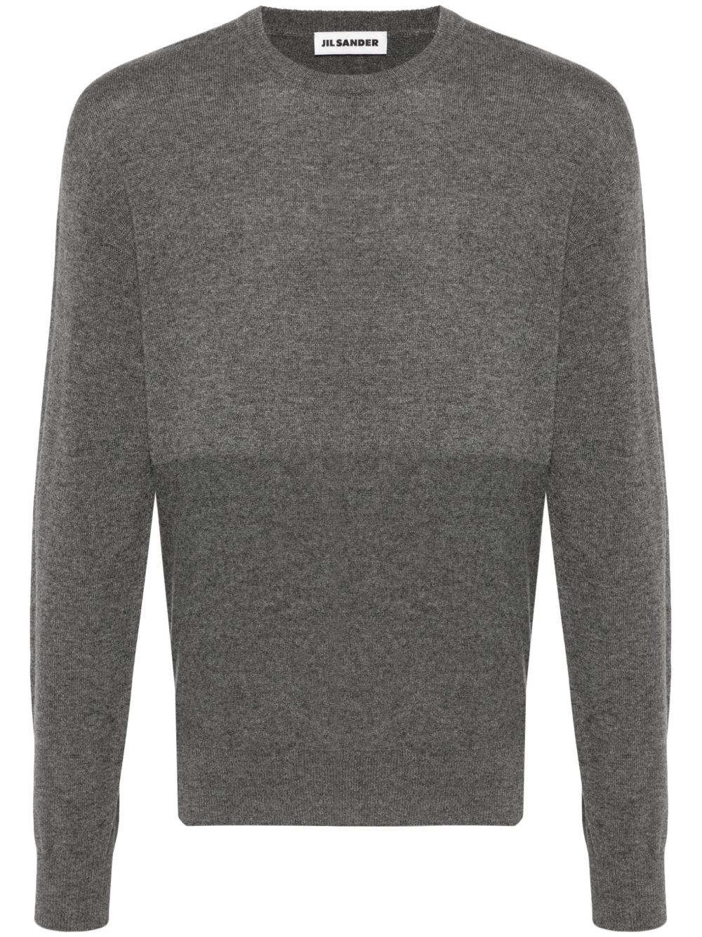 Men Knitted Sweaters Maison-Kitsune Jil Sander crew-neck Sweater Grey