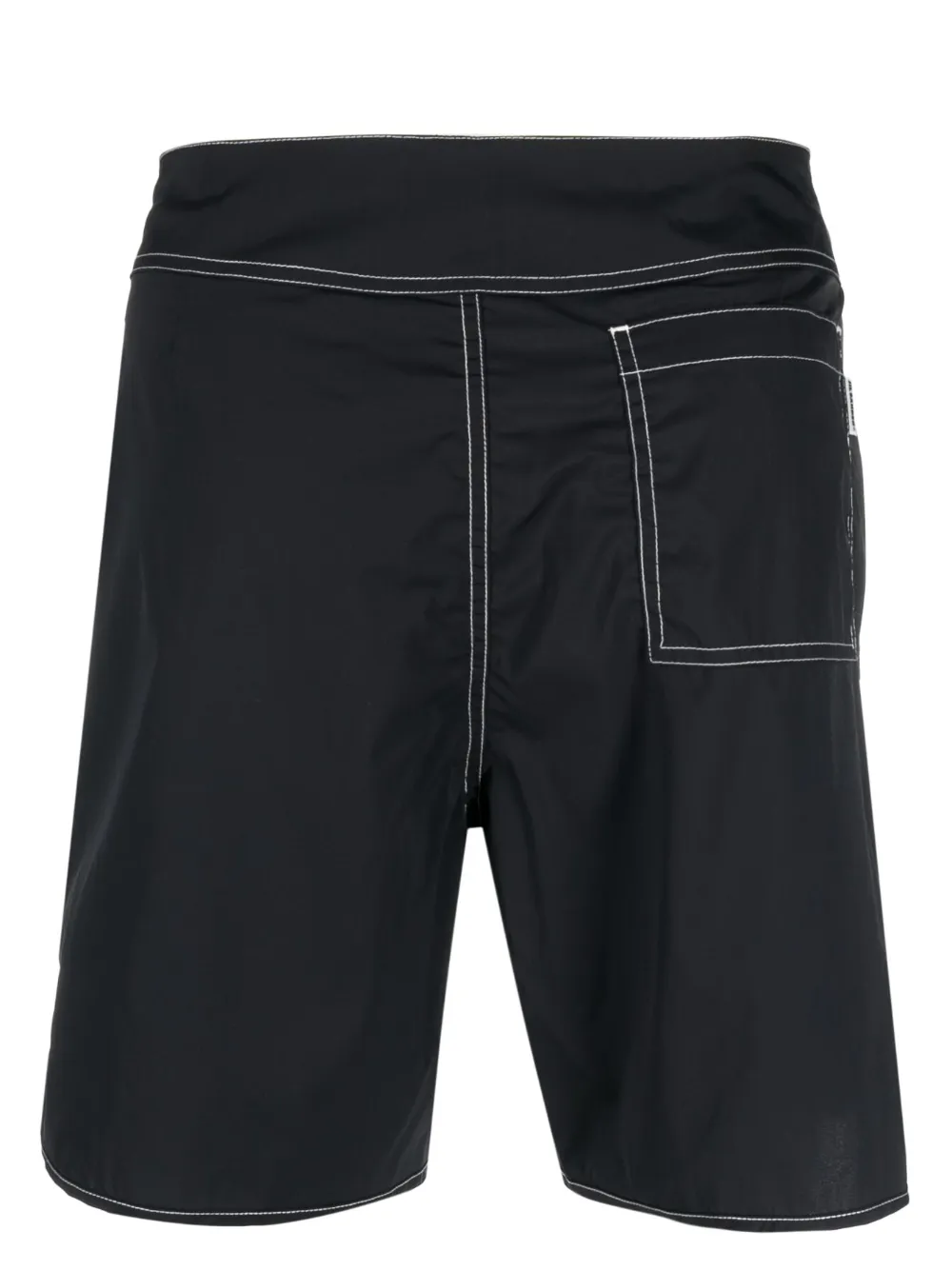 Jil Sander contrast-stitch Swim Shorts Black Maison-Kitsune Men Swim & Board Shorts