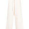 Jil Sander detachable-legs Cotton Trousers Neutrals Men Loose Fit Pants Maison-Kitsune