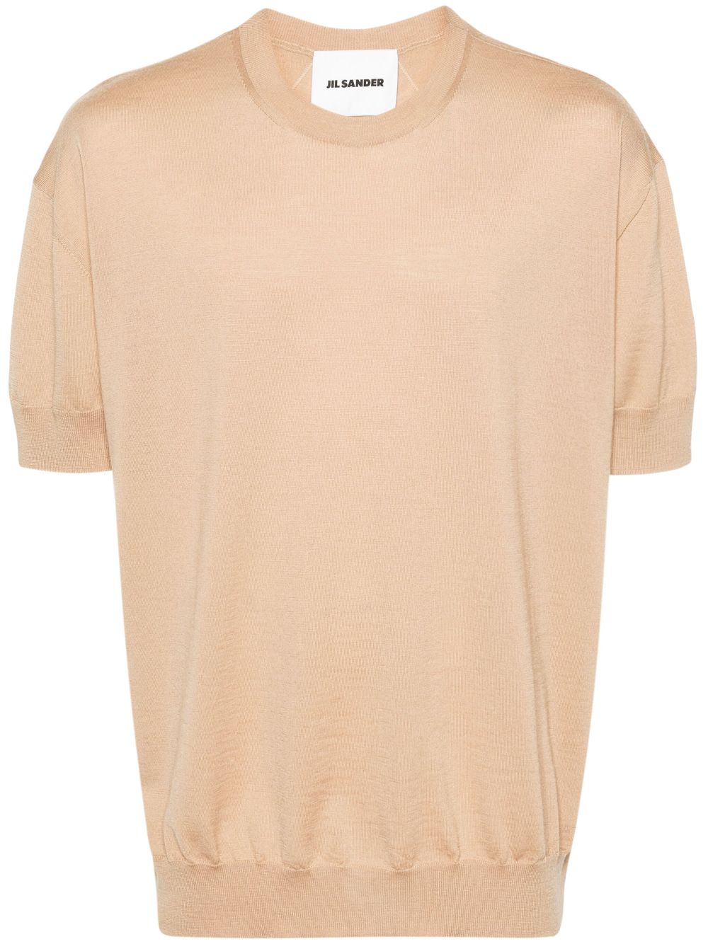 Men Knitted Sweaters Maison-Kitsune Jil Sander short-sleeve Wool Jumper Neutrals