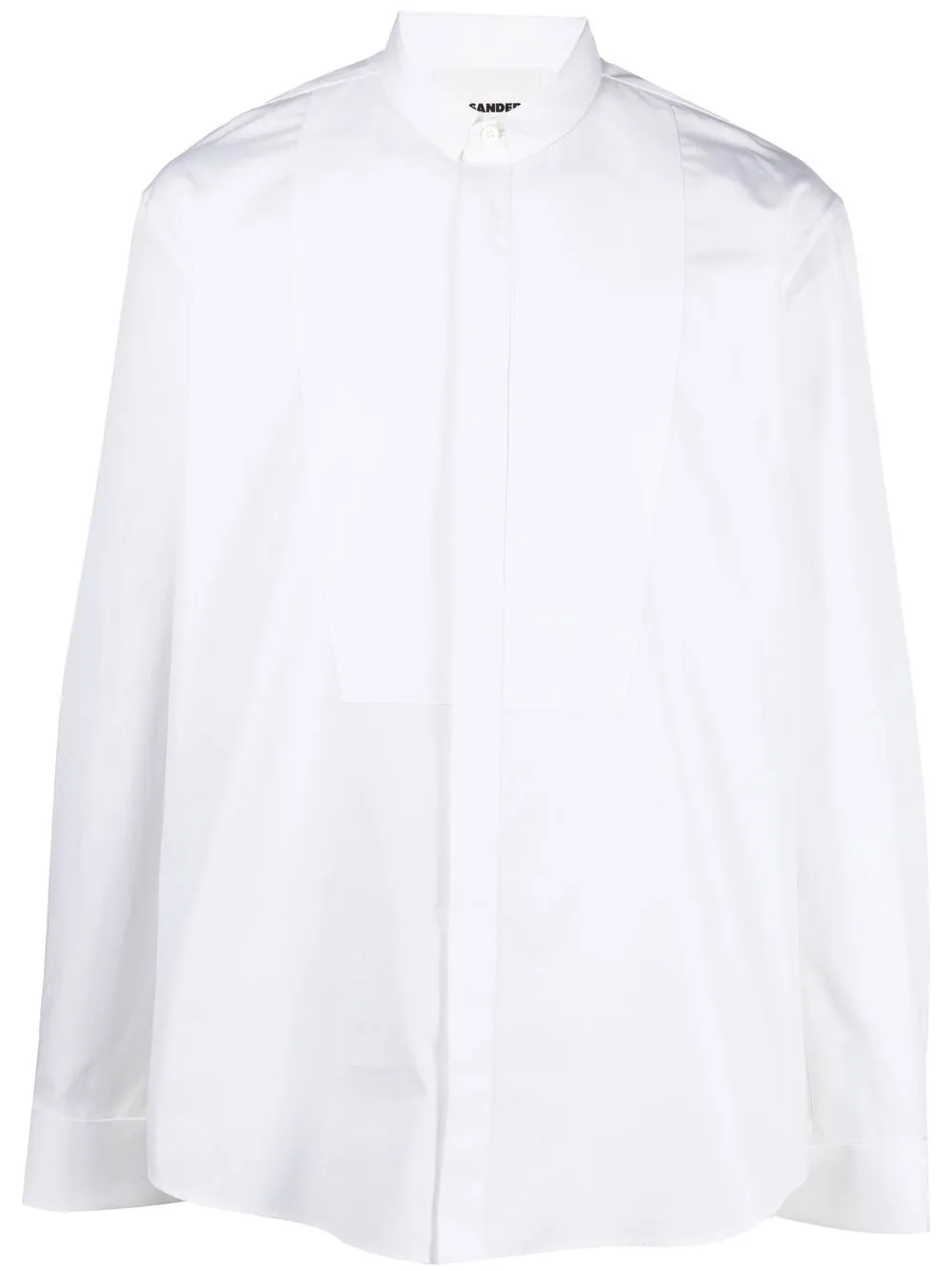 Men Shirts Maison-Kitsune Jil Sander concealed-fastening Shirt White