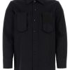 Jil Sander bead-embellished Cotton Shirt Blue Men Shirts Maison-Kitsune