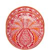 Maison-Kitsune La DoubleJ Pineapple-print Porcelain Dessert Plates (set Of two) Orange Men Tableware