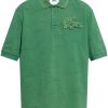 Lacoste crocodile-appliqué Polo Shirt Green Men Polo Shirts Maison-Kitsune