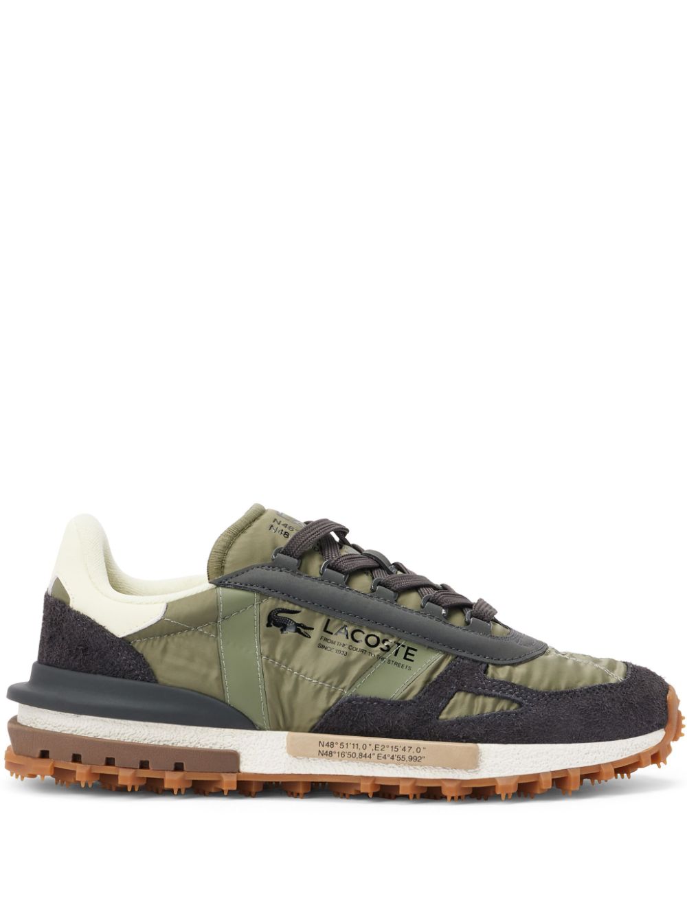 Maison-Kitsune Low-Tops Men Lacoste Elite Active Sneakers Green