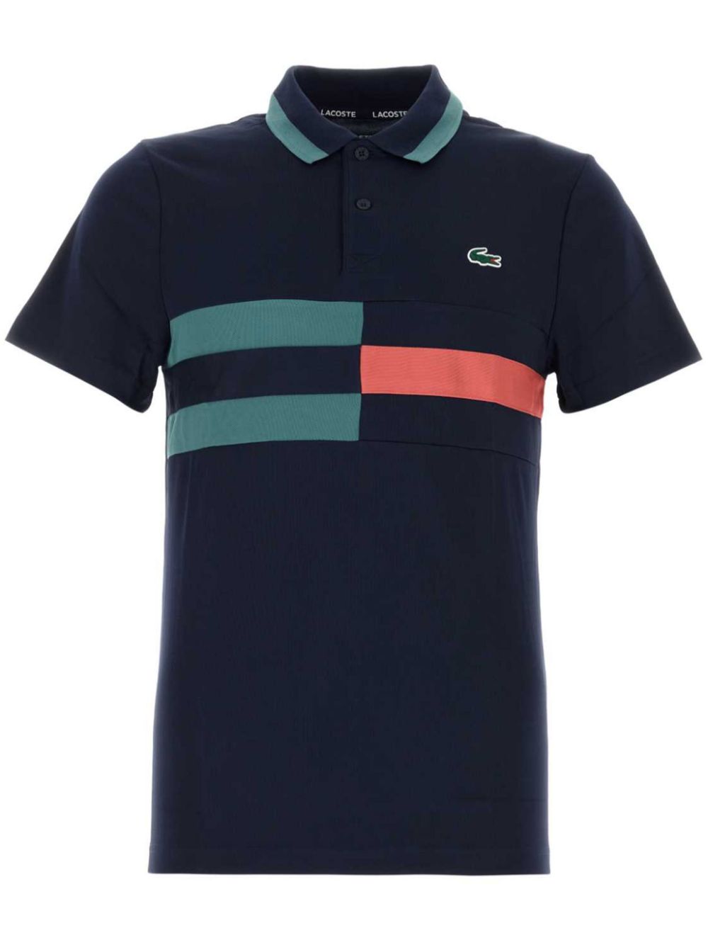 Maison-Kitsune Lacoste Piqué Polo Shirt Blue Men Polo Shirts