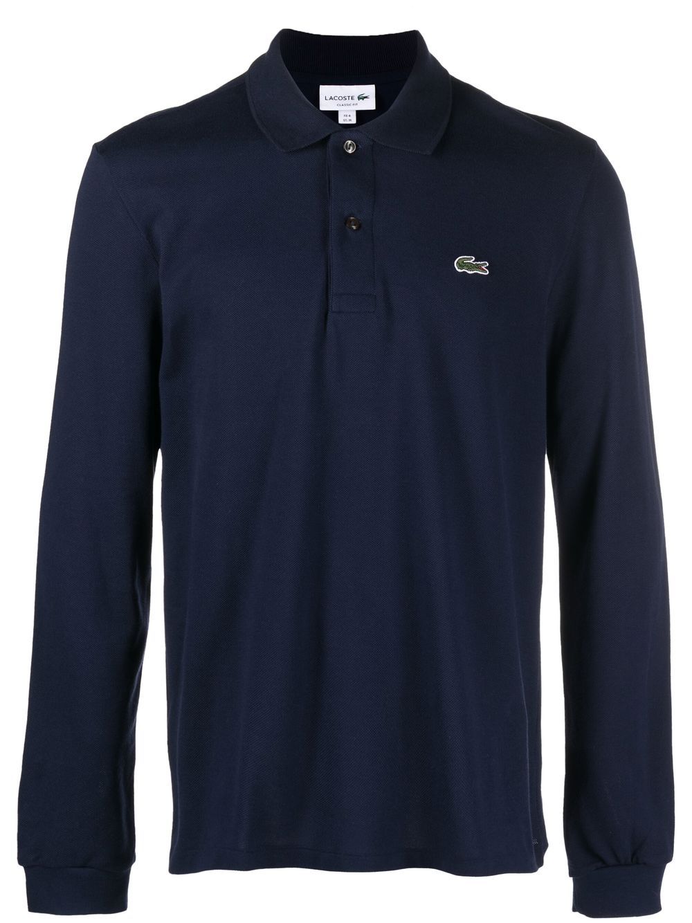 Lacoste logo-patch long-sleeve Polo Shirt Blue Men Polo Shirts Maison-Kitsune