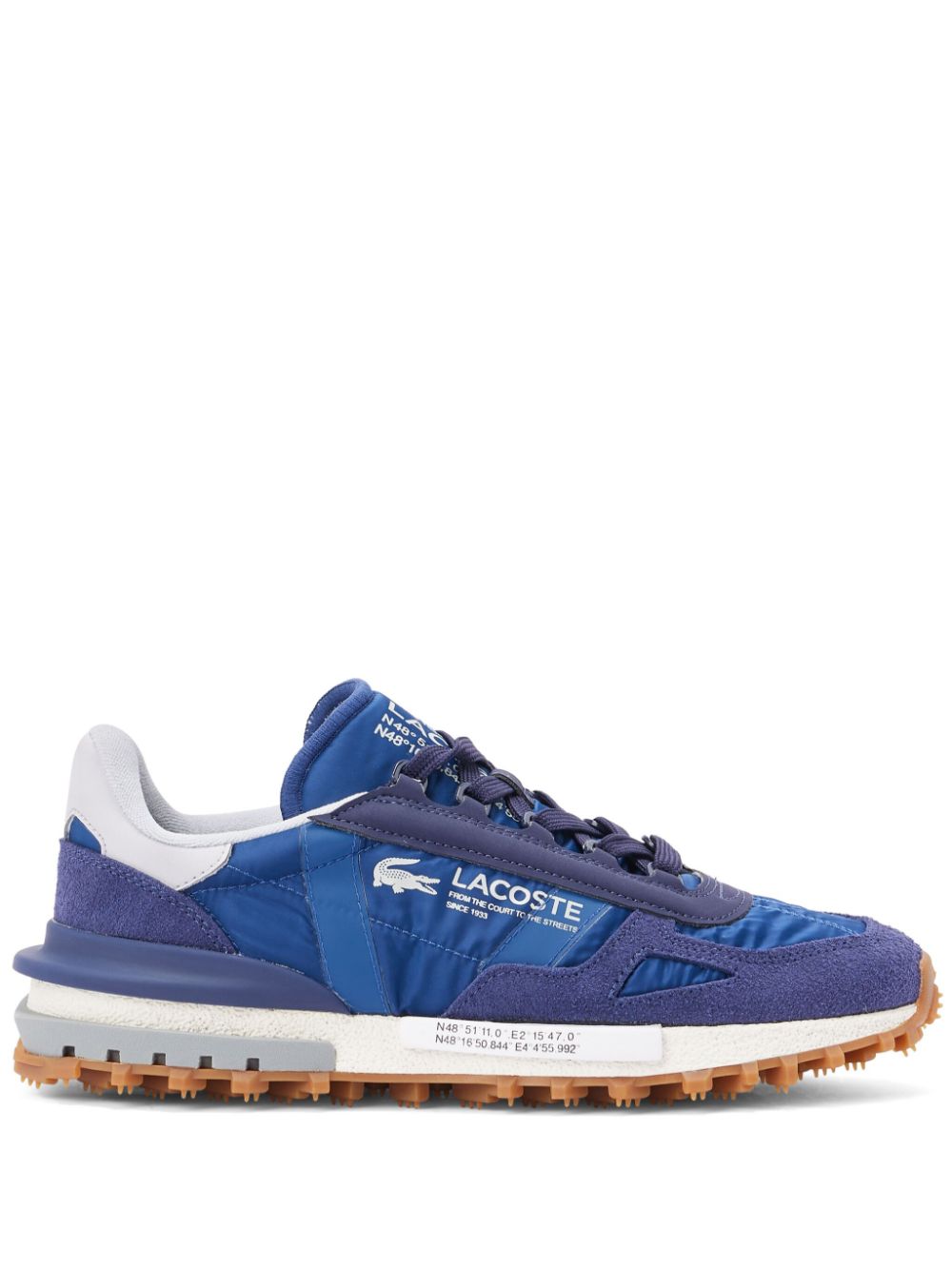 Maison-Kitsune Low-Tops Men Lacoste Elite Active Sneakers Blue