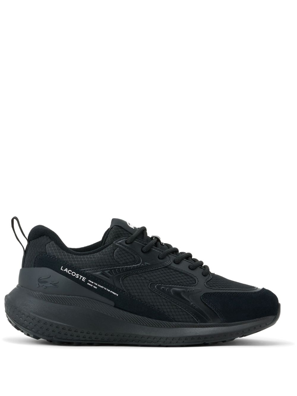Maison-Kitsune Lacoste L003 Evo Mesh Sneakers Black Men Low-Tops