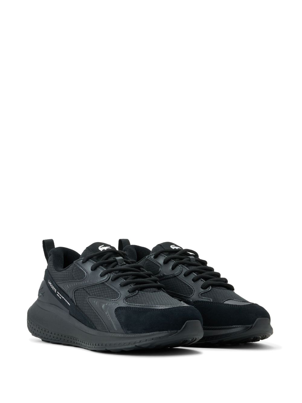 Maison-Kitsune Lacoste L003 Evo Mesh Sneakers Black Men Low-Tops