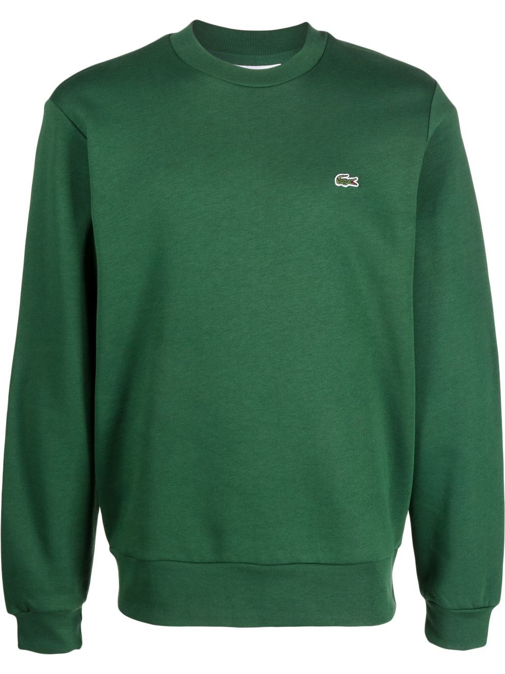 Lacoste logo-appliqué Sweatshirt Green Men Sweatshirts Maison-Kitsune