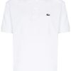 Lacoste logo-patch short-sleeve Polo Shirt White Men Polo Shirts Maison-Kitsune