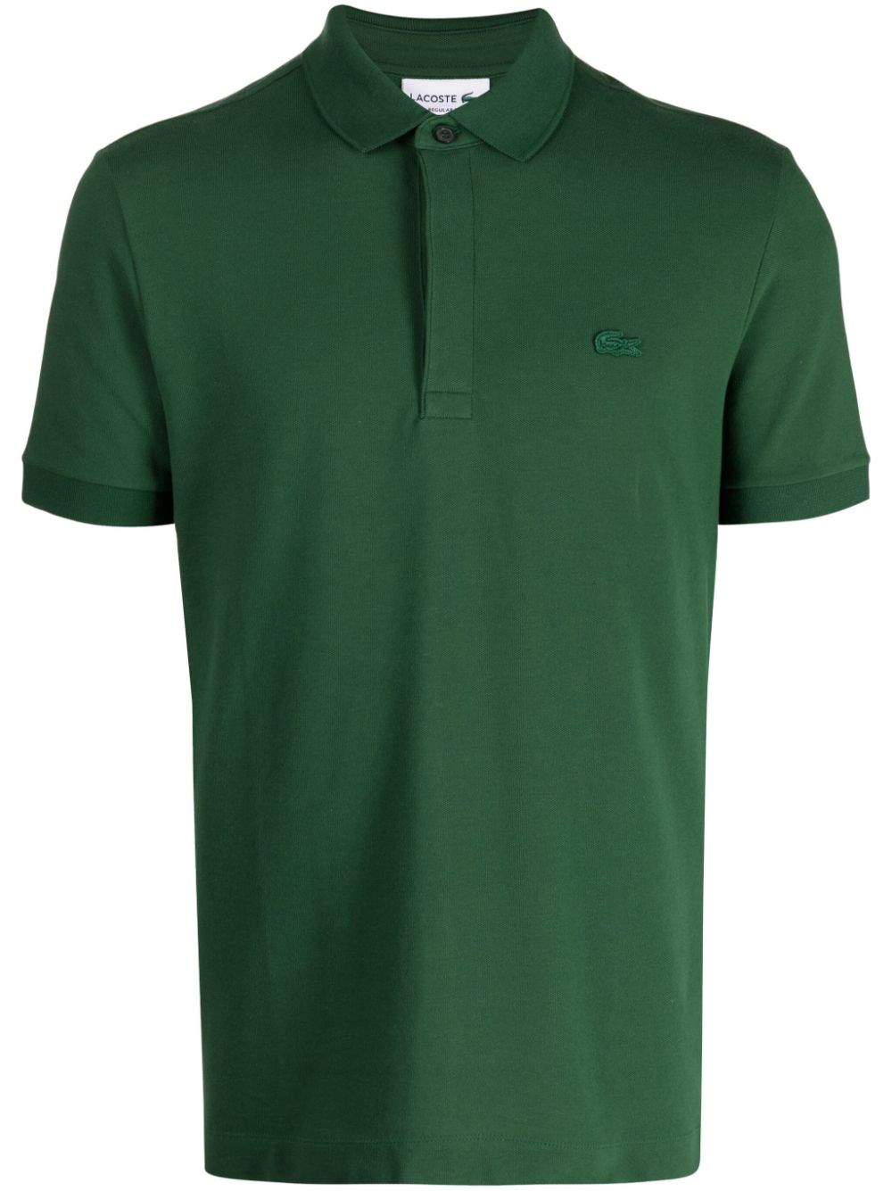 Men Polo Shirts Maison-Kitsune Lacoste Smart Paris Piqué Polo Shirt Green