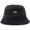 Lacoste Corduroy Bucket Hat Black Men Hats Maison-Kitsune
