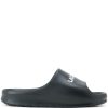 Lacoste Serve 2.0 Slides Black Maison-Kitsune Men Flip Flops & Slides