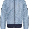 Lacoste monogram-pattern Jacket Blue Maison-Kitsune Men Sport Jackets & Windbreakers
