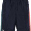 Maison-Kitsune Lacoste colour-block Bermuda Shorts Blue Men Bermuda Shorts
